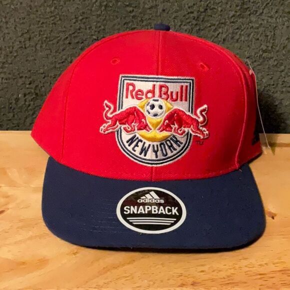 Adidas New York Red Bulls FC MLS Snapback Hat - New - Picture 1 of 8